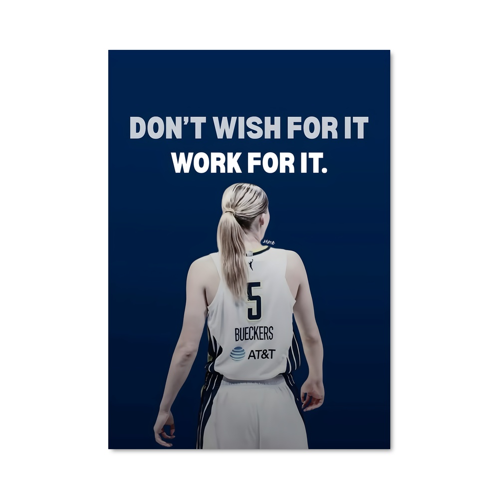 Poster Don't Work It – affiche Basketball